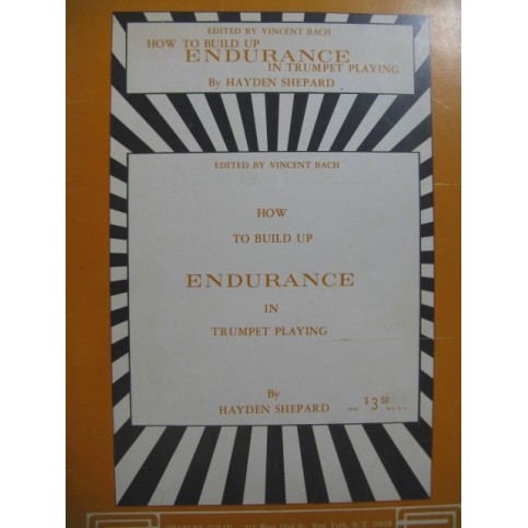 SHEPARD Hayden How to build up Endurance in Trumpet Playing Trompette 1978