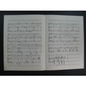 LAPARRA Raoul Les Différences Manuscrit Chant Piano ca1930