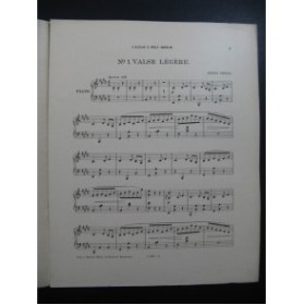FRENE Henry Valse Légère Piano