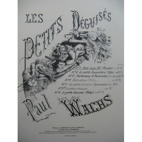 WACHS Paul Petit Louis XV Piano
