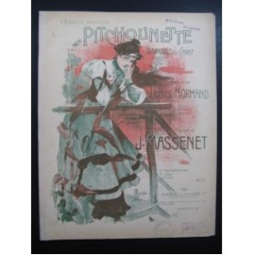 MASSENET Jules Pitchounette Chant Piano 1897