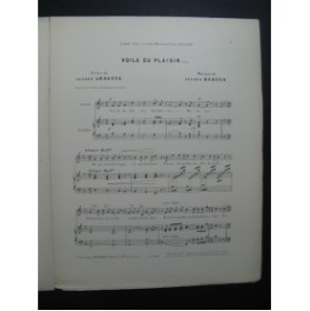BERTON Lucien Voilà du Plaisir Chant Piano