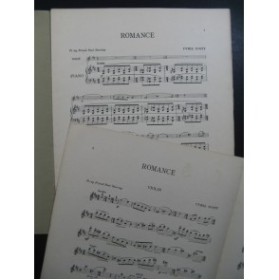 SCOTT Cyril Romance Violon Piano 1910