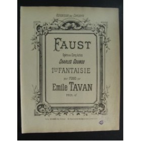 TAVAN Emile Faust Piano