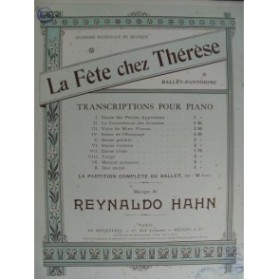 HAHN Reynaldo Menuet pompeux Piano