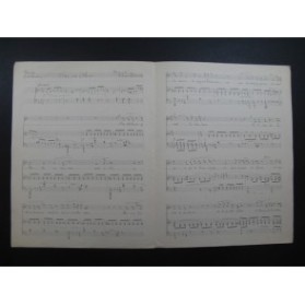 DÉRIVIS Louis Sur un Album Manuscrit Chant Piano
