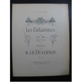 DUVERNOY M.J.B Les Enfantines Piano