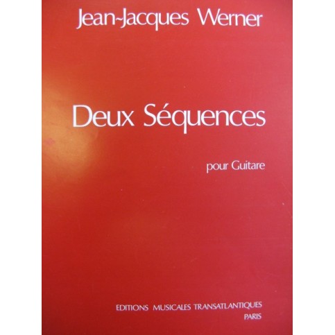 WERNER Jean-Jacques Deux Séquences Guitare 1977