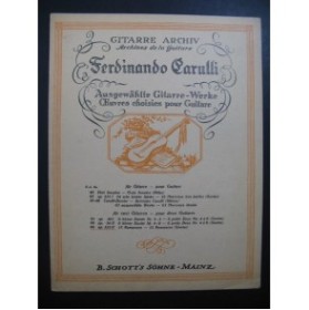 CARULLI Ferdinando 12 Romances op 333 II Guitare