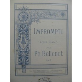 BELLENOT Ph. Impromptu Piano