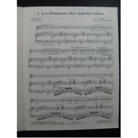 FRANCK Maurice Trois Mélodies Dédicace Chant Piano 1951