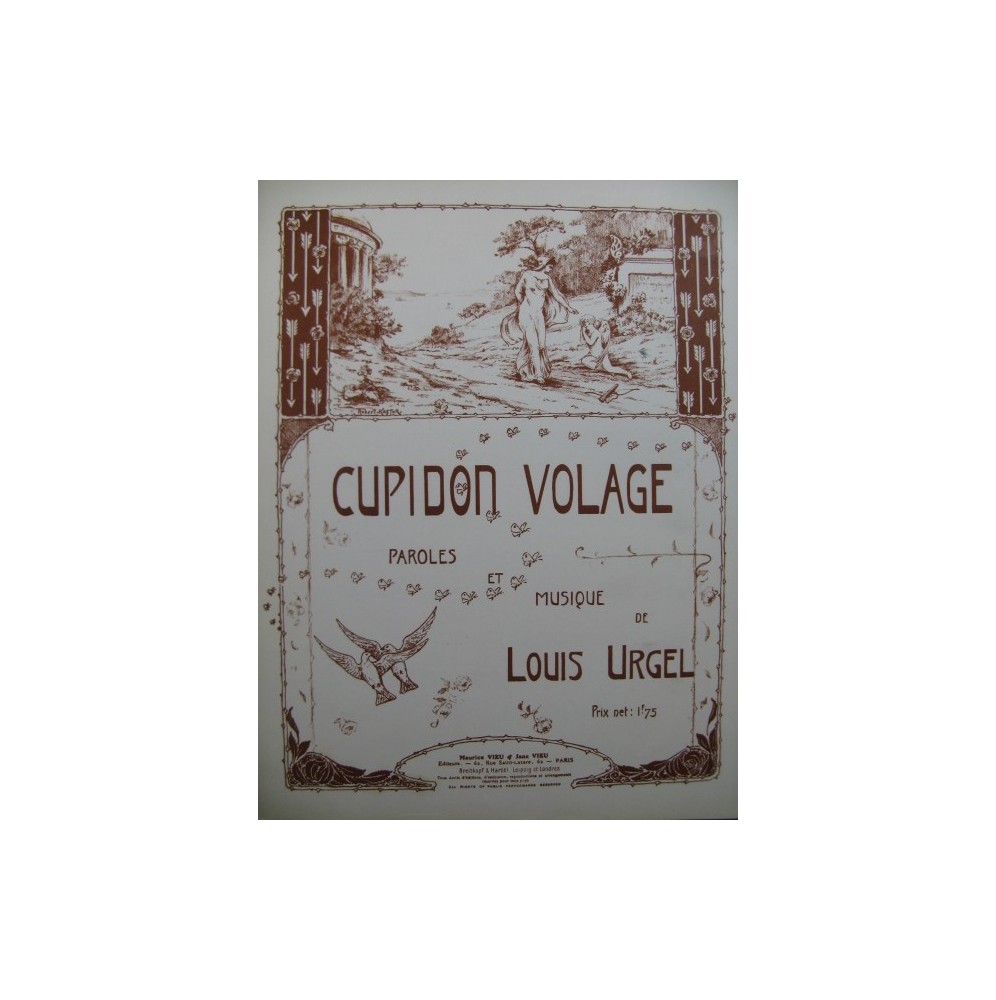 URGEL Louis Cupidon Volage Chant Piano