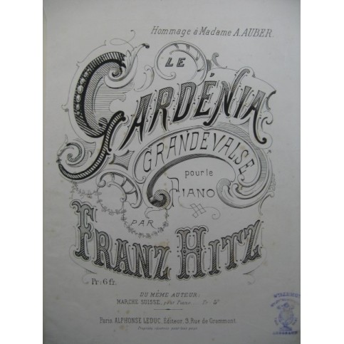 HITZ Franz Le Gardenia Piano