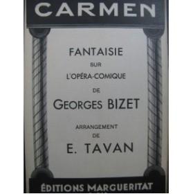 BIZET Georges Carmen Fantaisie Orchestre