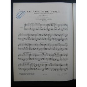 LAPARRA Raoul Le Joueur de Viole No 17 Piano 1925