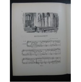 THOMÉ Francis Recueillement Henri Pille Piano 1896