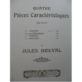 BOUVAL Jules Le Crépuscule Piano