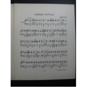 FOCK Alfred Cortège Nuptial Piano