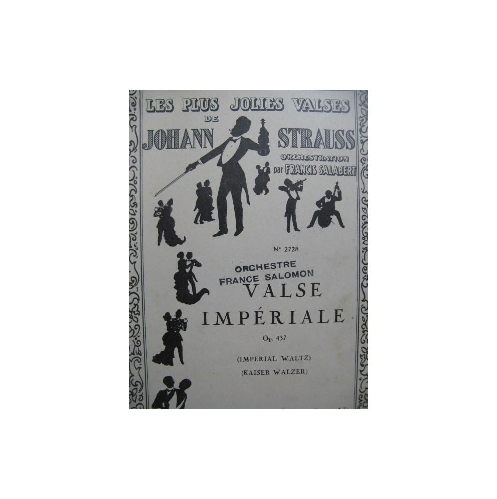 STRAUSS Johann Valse Impériale Orchestre 1932