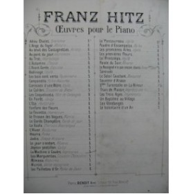 HITZ Franz La Machine à Coudre Piano