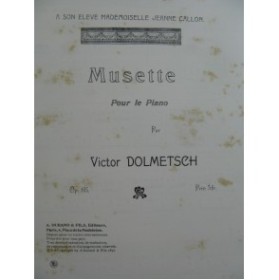 DOLMETSCH Victor Musette Piano