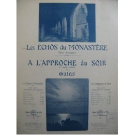 GALAS Les Echos du Monastère Piano