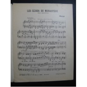 GALAS Les Echos du Monastère Piano