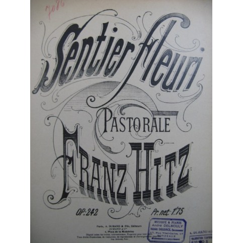 HITZ Franz Sentier Fleuri Piano