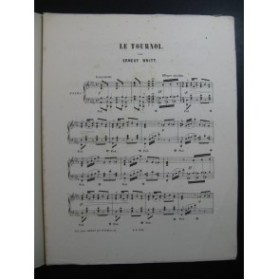 BRITT Ernest Le Tournoi Piano