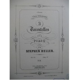 HELLER Stephen Tarentelles Piano