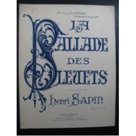 SAPIN Henri La Ballade des Bleuets Piano