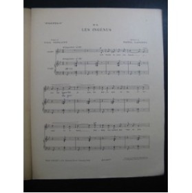 LAPARRA Raoul Les Ingénus Chant Piano 1927
