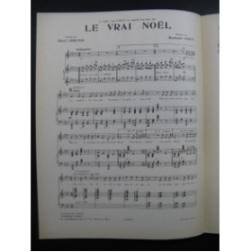 LEROT Raymond Le Vrai Noël Chant Piano