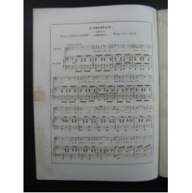 ADAM Adolphe L'Orphelin Sorrieu Chant Piano ca1840