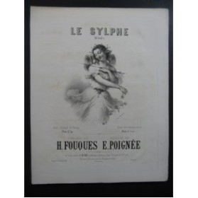 POIGNÉE E. Le Sylphe Chant Piano XIXe