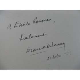 DELANNOY Marcel Ballade des Vingt Mineurs Chant Piano Dédicace 1935