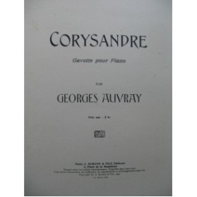 AUVRAY Georges Corysandre Piano