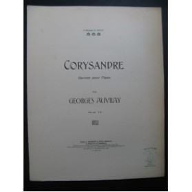 AUVRAY Georges Corysandre Piano