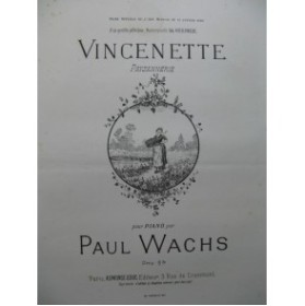 WACHS Paul Vincenette Piano