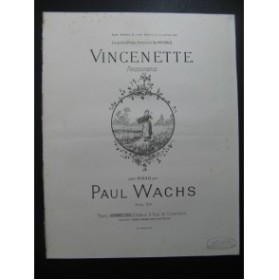 WACHS Paul Vincenette Piano