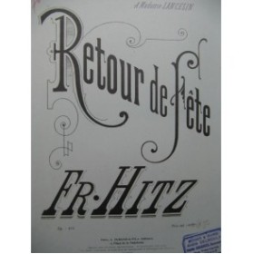 HITZ Franz Retour de Fête Piano