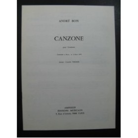 BON André Canzone Trombone solo 1977