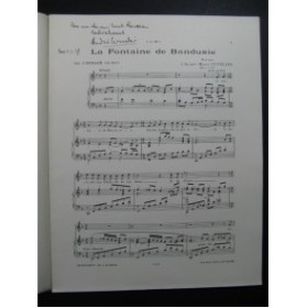 CUVELIER André-Marie Chansons pour Hélène No 1 Dédicace Chant Piano 1938