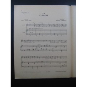 LAPARRA Raoul Cythère Chant Piano 1927