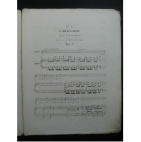 AUBER D. F. E. L'Ambassadrice No 6 Chant Piano ca1837