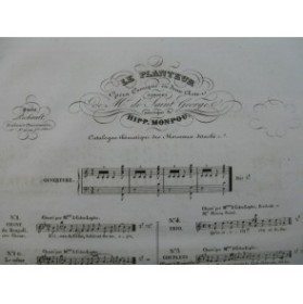 MONPOU Hippolyte Le planteur Chant du Bengali Chant Piano ca1840