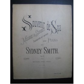SMITH Sydney Souvenir de Spa Piano