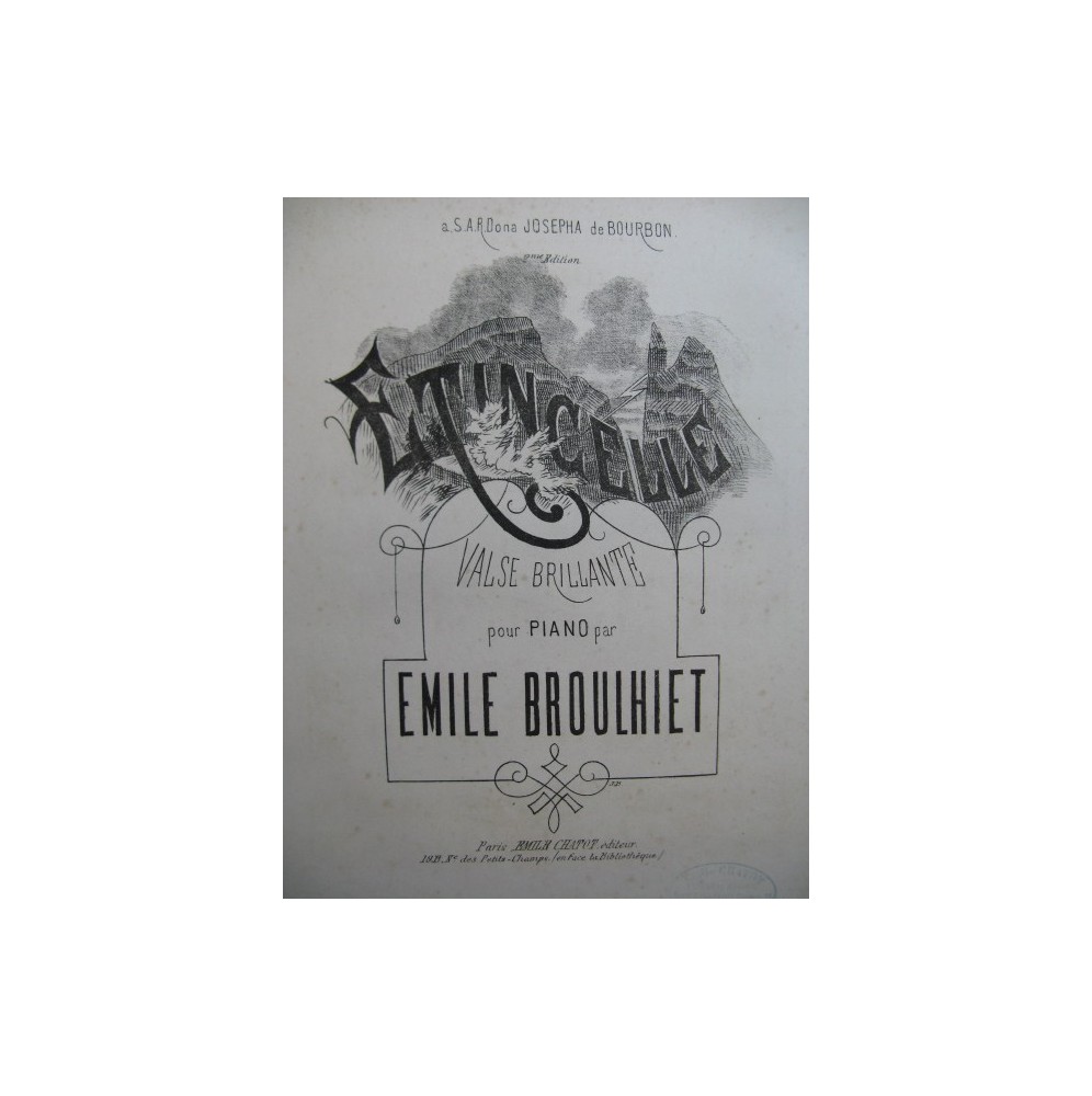 BROULHIET Emile Etincelle piano