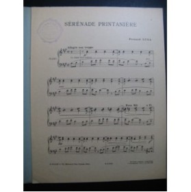 LUGA Fernand Sérénade Printanière Piano