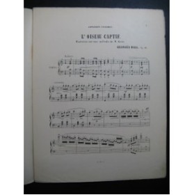 BULL Georges L'Oiseau Captif Piano